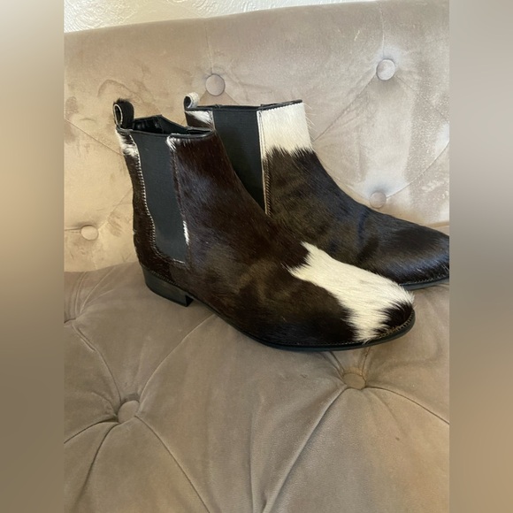 Womens cowhide booties size 9 - Picture 2 of 8
